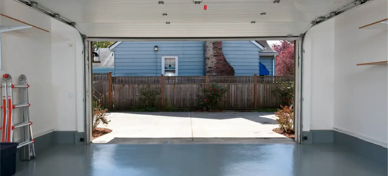 Garage door starting to close then stopping.