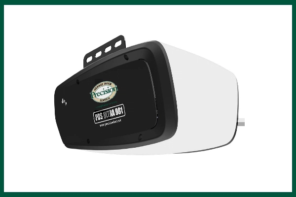 The sleek and well-designed PDS Ultra 901 garage door opener. 