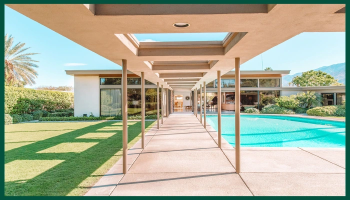 Frank Sinatra’s mid-century modern estate.